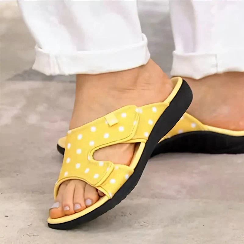 OrthoStep™ – ortopedické sandály s nastavitelnou horní oporou a stabilizační podrážkou