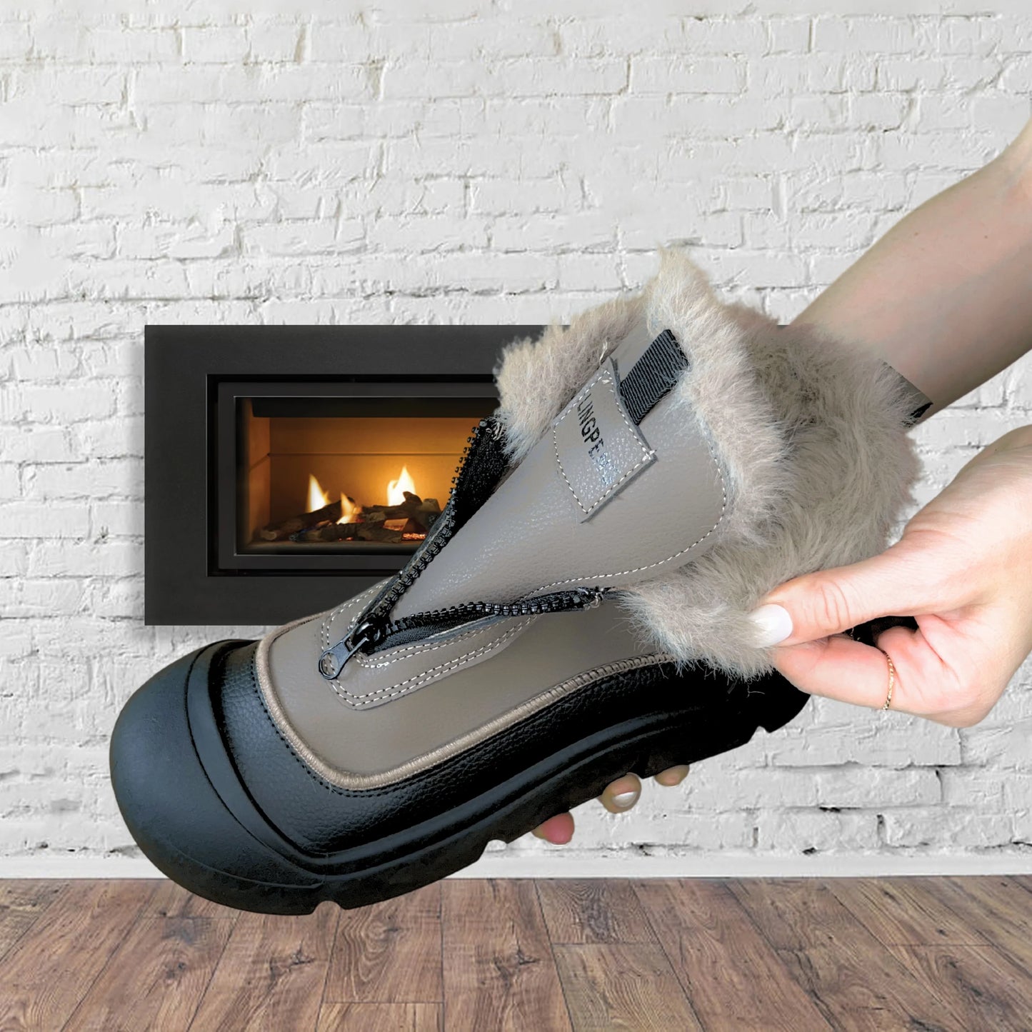 Stabilium™ – Zateplené ortopedické boty nad kotník s hlubokou tlumicí platformou